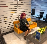OTG Guest Seating In Bright Yellow