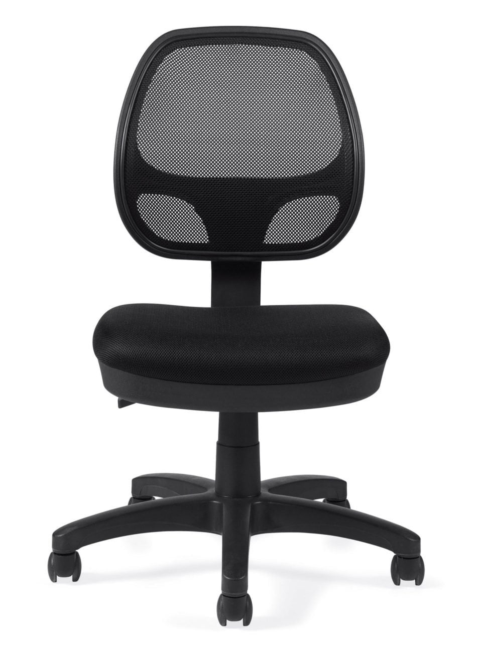 offices to go 11642b armless task chair front