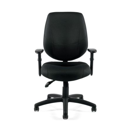 Offices to Go 11631B Black Fabric Adjustable Task Chair