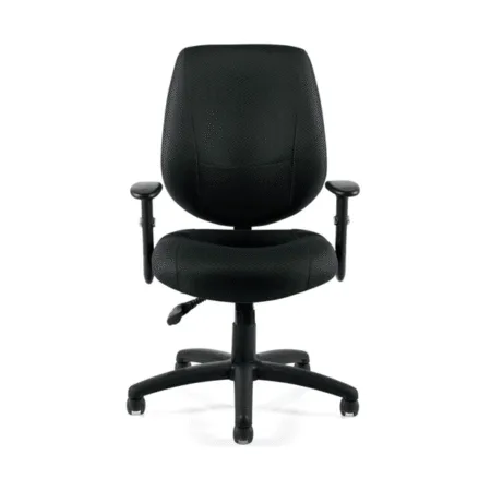 Offices to Go 11631B Black Fabric Adjustable Task Chair