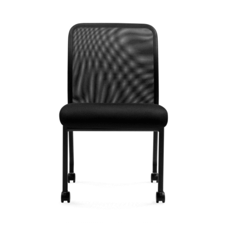 Offices to Go 11761B Mesh Back Armless Guest Chair
