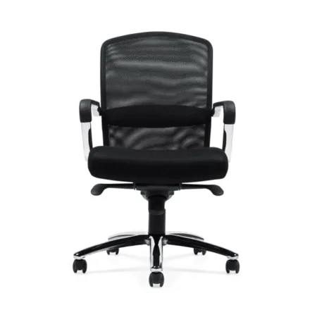 Offices to Go 11790B Black Mesh Manager Chair