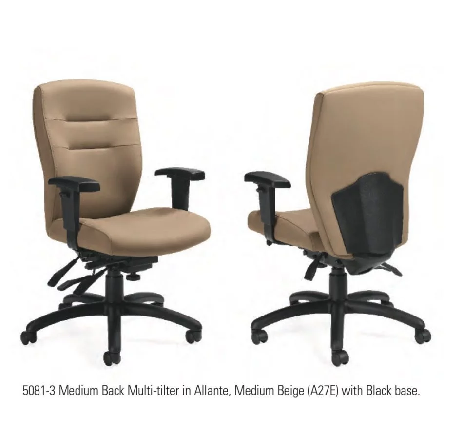 Synopsis by Global Total Office Mid Height Task Chair back