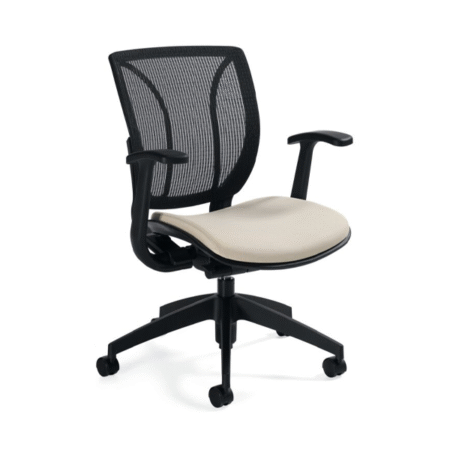 Global Roma 1906 Mesh Medium Back with Fixed Arms