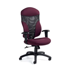 Global Tye 1950-4 High Back Tilter with Height Adjustable "T" Arms