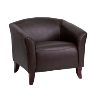 HERCULES Imperial Series Brown Leather Chair