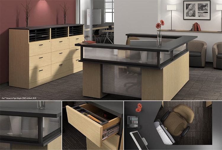 Reception Office Desks San Antonio, Receptionist Furniture, Office