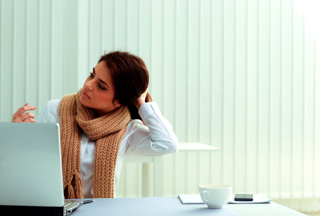How to Stay Warm and Productive in a Cold Office