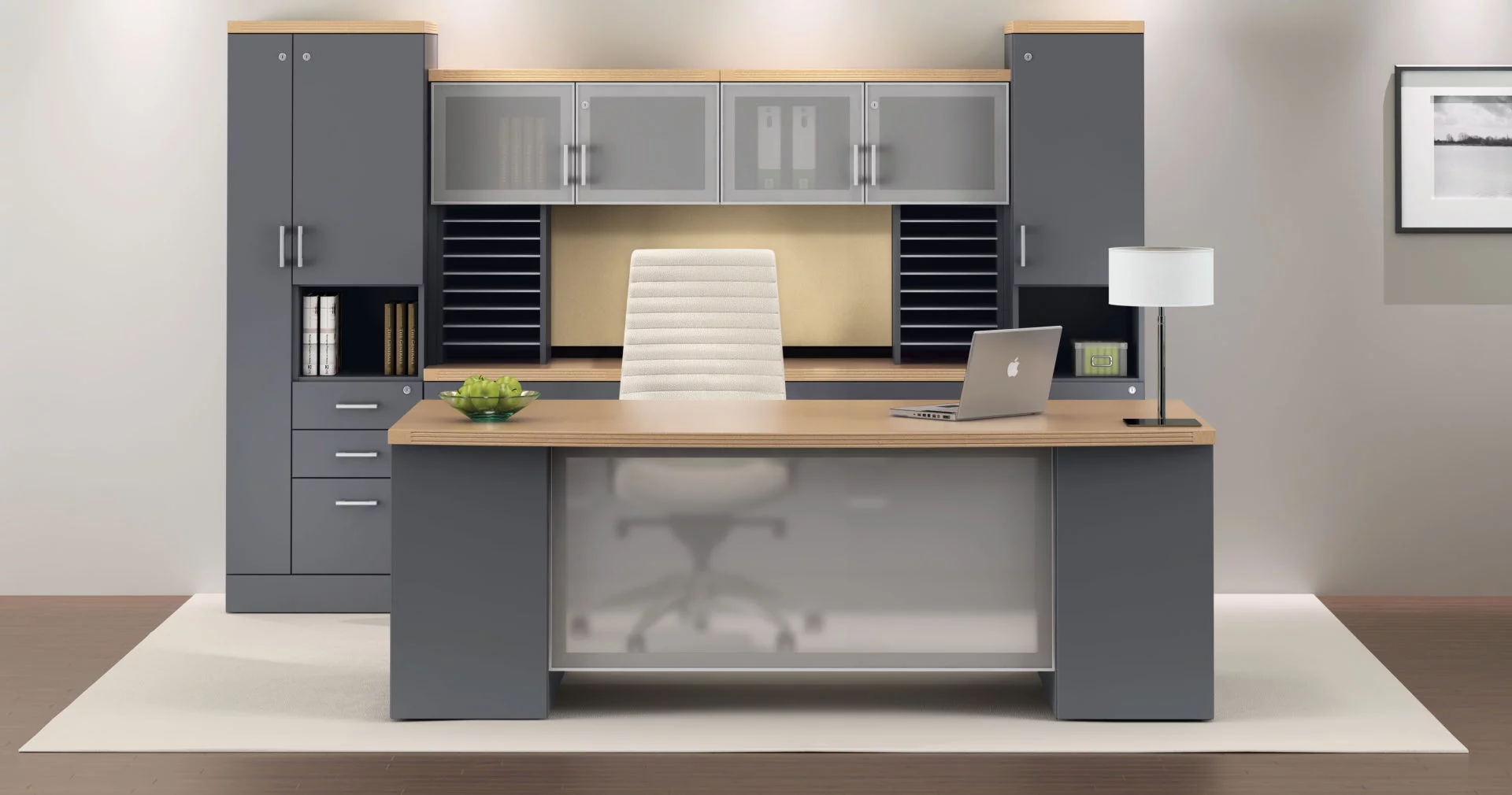 Zira Executive Desk Suite by Global Furniture Group