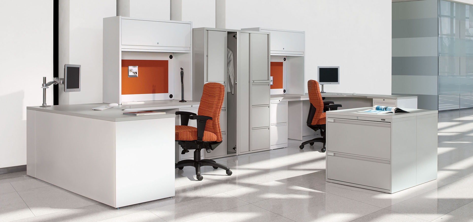 global streamline metal group desking