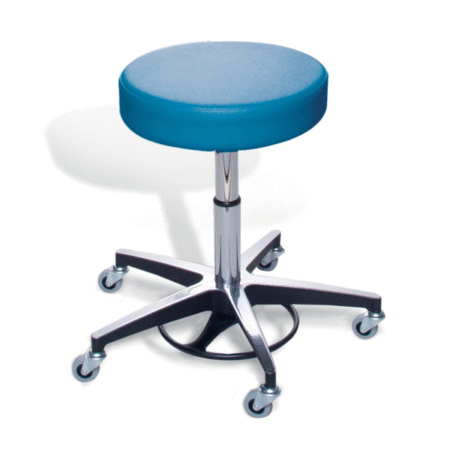 BioFit Aramis Series Low Height Vacuum Formed Stool - Slate Blue