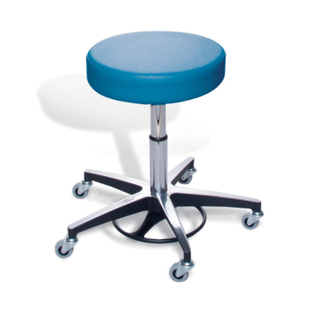 BioFit Aramis Series Medium Height Vacuum Formed Stool - Slate Blue