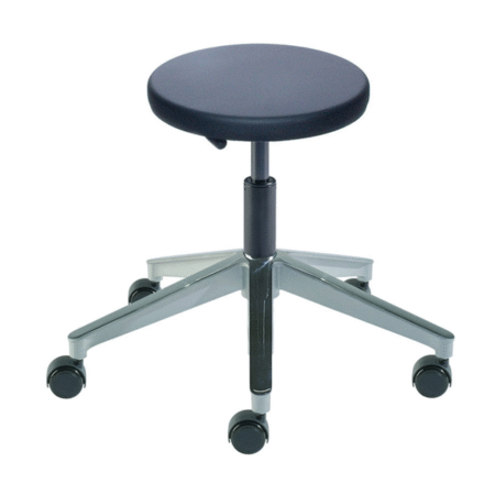 BioFit Black Traxx Series Low Height Stool