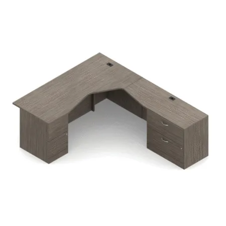L-shaped Zira Laminate Typical With Lower Storage