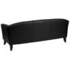 Hercules Black Imperial Leather Reception Sofa