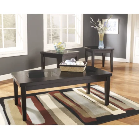 3 Piece Metro Modern Reception Occasional Table Set