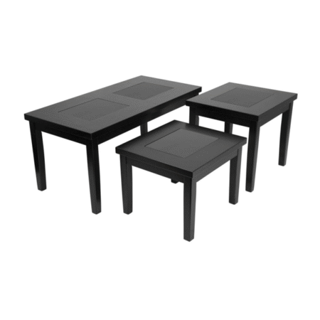 3 Piece Reception Area Occasional Table Set