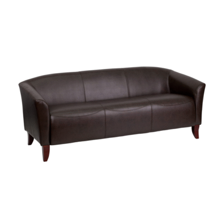 HERCULES Imperial Series Brown Leather Sofa
