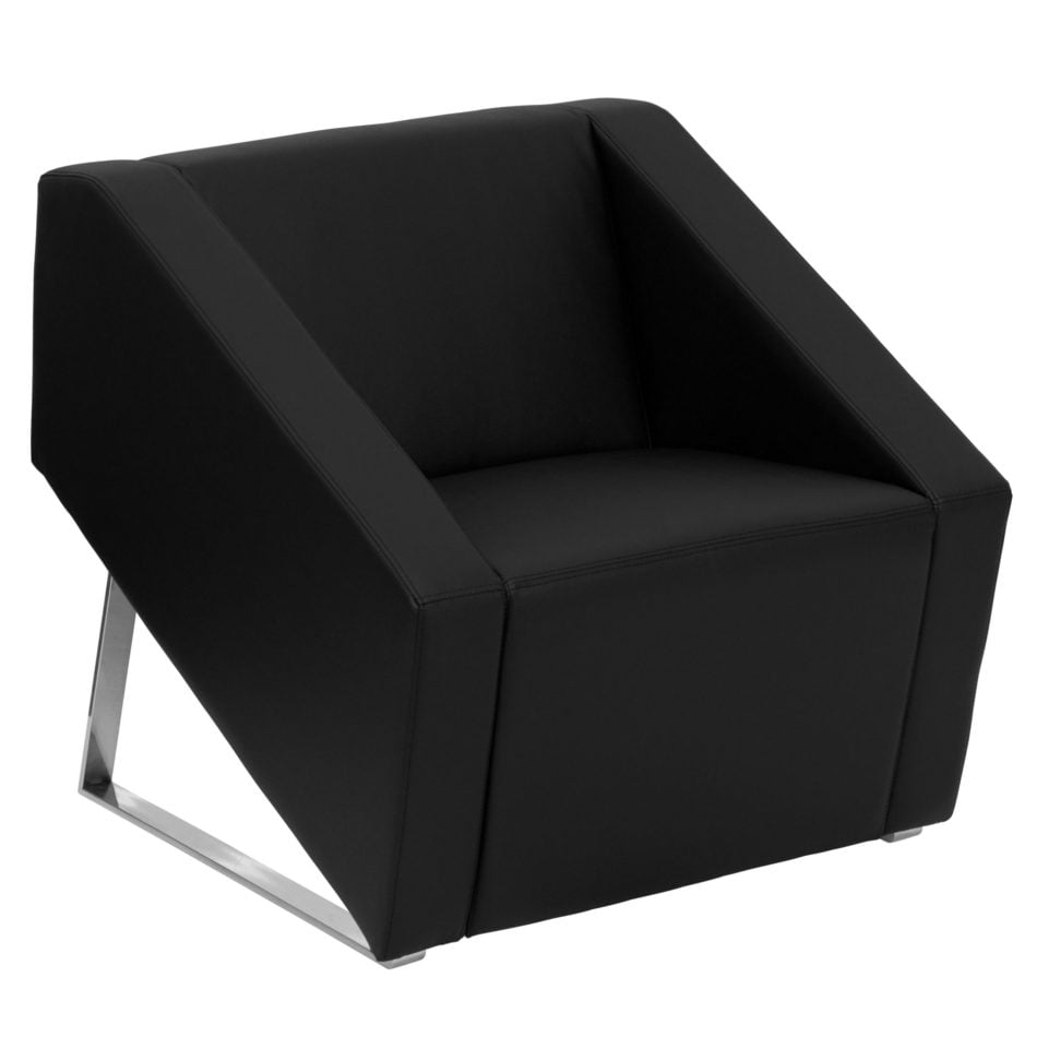 HERCULES SMART SERIES BLACK LEATHER LOUNGE CHAIR