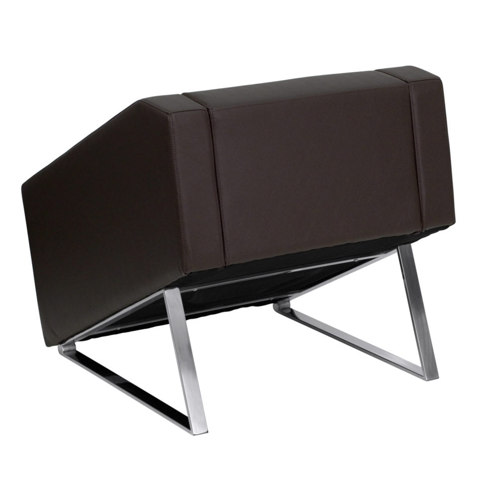 HERCULES SMART SERIES BROWN LEATHER LOUNGE CHAIR