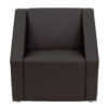 HERCULES SMART SERIES BROWN LEATHER LOUNGE CHAIR