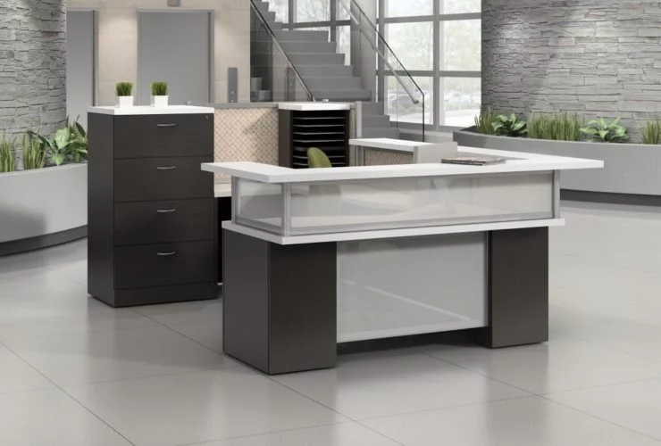 Global Zira reception Desk Typical