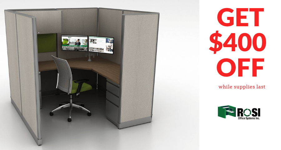 Save on cubicle workstations while supplies last
