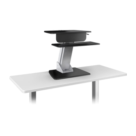 ESI Lift-SLV Wooden Base Sit-to-Stand Desktop Workstation