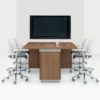 conference table with built in screen