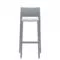 Armless Bar Stool, Upholstered Seat & Polymer Back (6755)