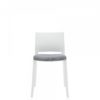 Side Chair, Upholstered Seat & Polymer Back (6753)