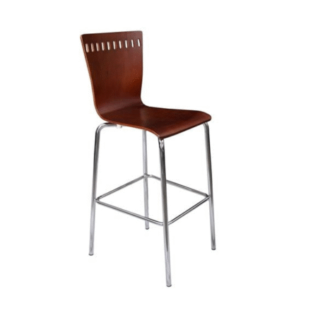 Wood Veneer Bar Stool