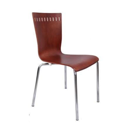 Wood Veneer Cafe Chair