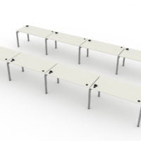 4 Sitting Height Workstations x 2 (30"x 60")