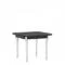 End Table, Polished Aluminum Legs, Thermally Fused Laminate Top (5485-LP)
