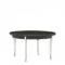End Table, Polished Aluminum Legs, Wood Top (5487-LP)