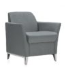 Lounge Chair, Aluminum Legs (5481)