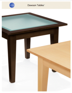 Dawson Table Brochure