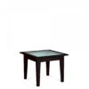 Square End Table, Glass Top (3374-G)