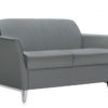 Two Seat Sofa, Aluminum Legs, Matching Piping (5482-MP)