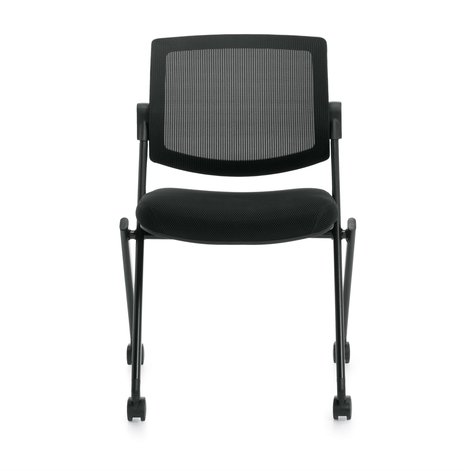 Mesh Back Flip Seat Nesting Chair