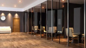 demountable glass walls