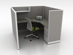 angled corner worksurface