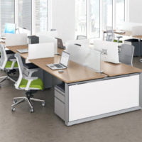 ICON Benching 10-Person Workspace (Double Run)