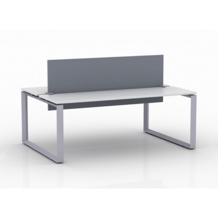 ICON Benching 2-Person Workspace, Pair of Facing Desks, (Double Run)