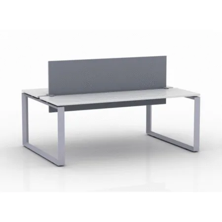 ICON Benching 2-Person Workspace, Pair of Facing Desks, (Double Run)