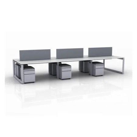 ICON Benching 6-Person Workspace (Double Run)