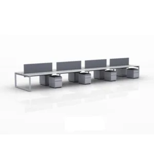 ICON Benching 8-Person Workspace (Double Run)