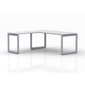 ICON Benching Single Workstation with L-Shape, 48" x 24" Return