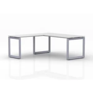 ICON Benching Single Workstation with L-Shape, 48" x 24" Return